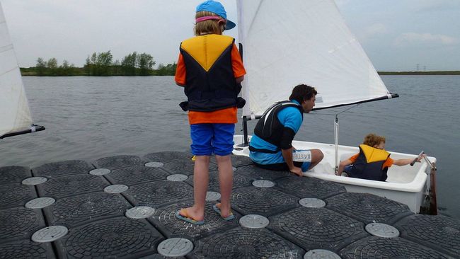 Instructie platform bij zeilles